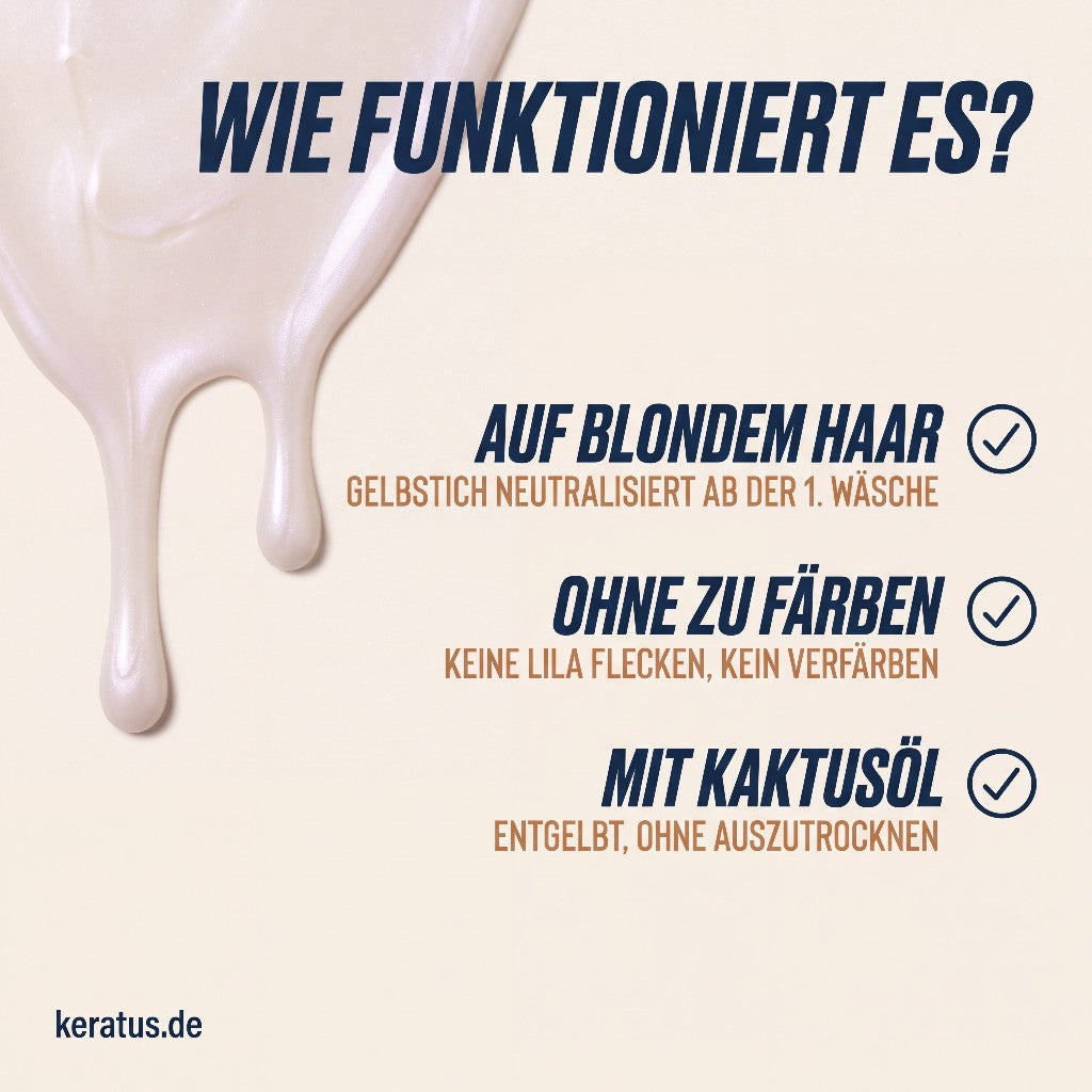Wie funktioniert Power Blonde Shampoo